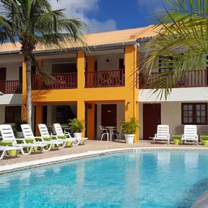 Different Quality Apartments and Suites located in Oranjestad on the island Aruba.
