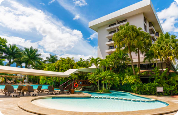 The Barcelo Premium San Jose Palacio located at the General Canas highway in Costa Rica.