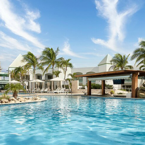 The Courtyard by Marriott Aruba Resort located at Palm Beach, Aruba.
