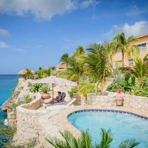 Lagun Blou Resort located in Willemstad on the island Curaçao.