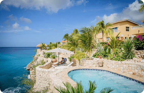 Lagun Blou Resort located in Willemstad on the island Curaçao.