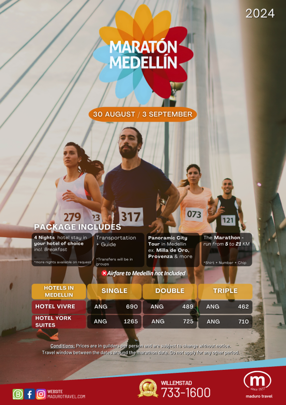 Maraton Medellin 2024 4N5D